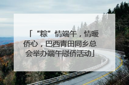 “粽”情端午，情暖侨心，巴西青田同乡总会举办端午慰侨活动