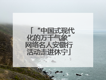 “中国式现代化的万千气象”网络名人安徽行活动走进休宁