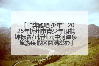 “奔跑吧·少年”2025年忻州市青少年围棋锦标赛在忻州云中河温泉旅游度假区圆满举办