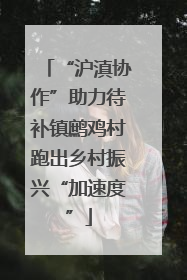 “沪滇协作”助力待补镇鹧鸡村跑出乡村振兴“加速度”