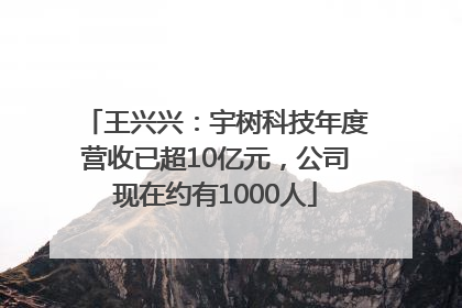 王兴兴：宇树科技年度营收已超10亿元，公司现在约有1000人
