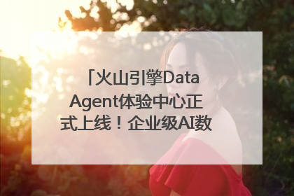 火山引擎Data Agent体验中心正式上线！企业级AI数据专家触手可及