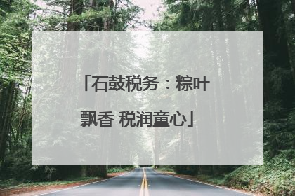 石鼓税务：粽叶飘香 税润童心