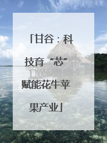 甘谷：科技育“芯”赋能花牛苹果产业