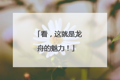看，这就是龙舟的魅力！