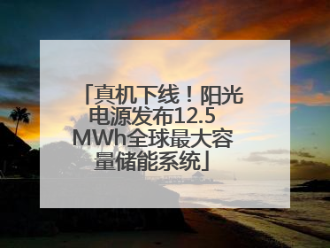 真机下线！阳光电源发布12.5MWh全球最大容量储能系统