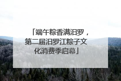 端午粽香满汨罗，第二届汨罗江粽子文化消费季启幕