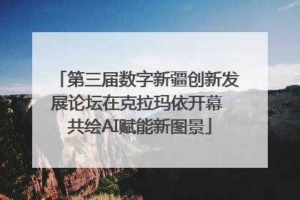 第三届数字新疆创新发展论坛在克拉玛依开幕 共绘AI赋能新图景