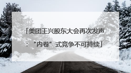 美团王兴股东大会再次发声：“内卷”式竞争不可持续