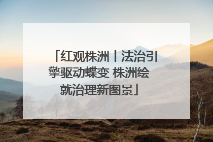 红观株洲丨法治引擎驱动蝶变 株洲绘就治理新图景