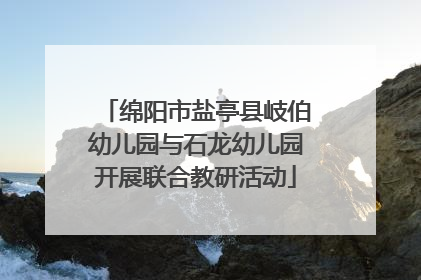 绵阳市盐亭县岐伯幼儿园与石龙幼儿园开展联合教研活动
