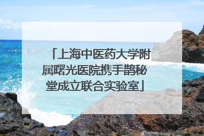 上海中医药大学附属曙光医院携手鹊秘堂成立联合实验室