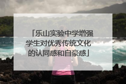 乐山实验中学增强学生对优秀传统文化的认同感和自豪感
