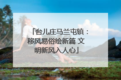 台儿庄马兰屯镇：移风易俗绘新篇 文明新风入人心