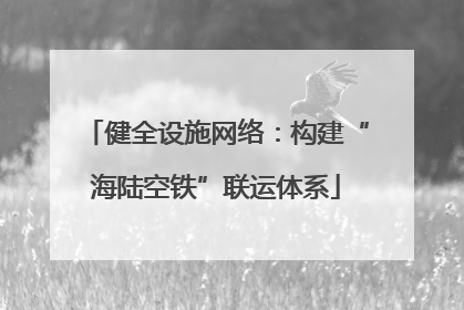 健全设施网络：构建“海陆空铁”联运体系