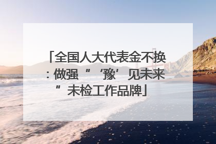 全国人大代表金不换：做强“‘豫’见未来”未检工作品牌