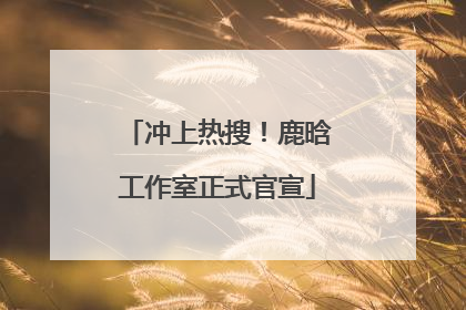 冲上热搜！鹿晗工作室正式官宣
