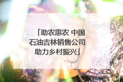 助农惠农 中国石油吉林销售公司助力乡村振兴