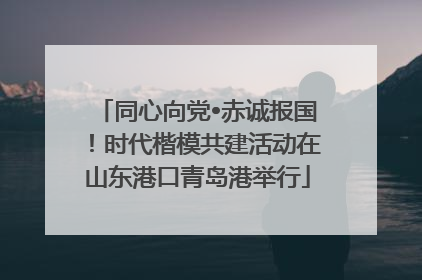 同心向党•赤诚报国！时代楷模共建活动在山东港口青岛港举行