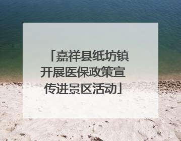 嘉祥县纸坊镇开展医保政策宣传进景区活动