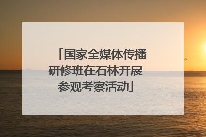 国家全媒体传播研修班在石林开展参观考察活动