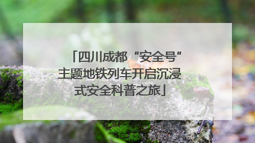 四川成都“安全号”主题地铁列车开启沉浸式安全科普之旅