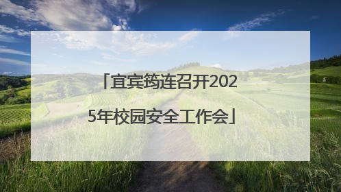 宜宾筠连召开2025年校园安全工作会