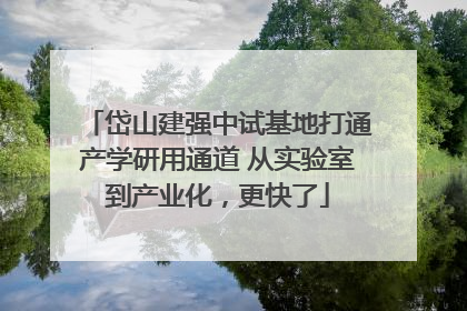 岱山建强中试基地打通产学研用通道 从实验室到产业化，更快了
