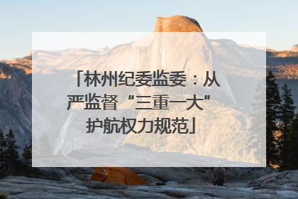 林州纪委监委：从严监督“三重一大” 护航权力规范