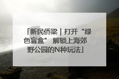 新民侨梁｜打开“绿色盲盒” 解锁上海郊野公园的N种玩法