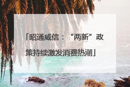 昭通威信：“两新”政策持续激发消费热潮