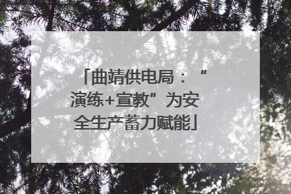 曲靖供电局：“演练+宣教”为安全生产蓄力赋能