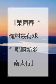 梨园春“俺村最有戏”唱响新乡南太行