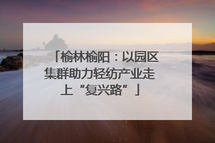 榆林榆阳：以园区集群助力轻纺产业走上“复兴路”