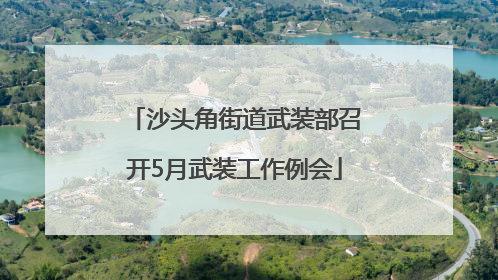 沙头角街道武装部召开5月武装工作例会