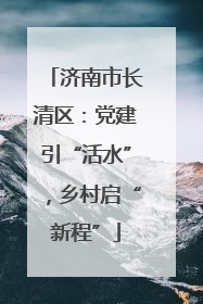 济南市长清区：党建引“活水”，乡村启“新程”