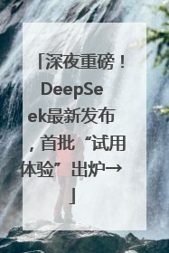 深夜重磅！DeepSeek最新发布，首批“试用体验”出炉→