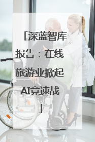 深蓝智库报告：在线旅游业掀起AI竞速战