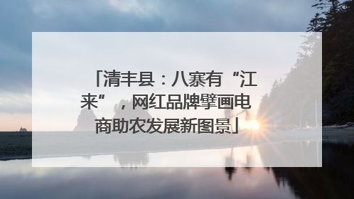 清丰县：八寨有“江来”，网红品牌擘画电商助农发展新图景