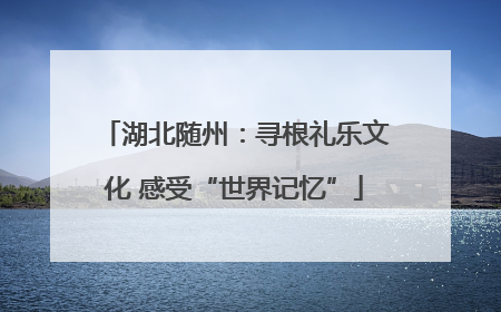 湖北随州：寻根礼乐文化 感受“世界记忆”