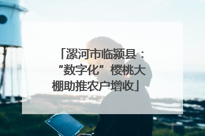 漯河市临颍县：“数字化”樱桃大棚助推农户增收