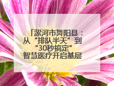 漯河市舞阳县：从“排队半天”到“30秒搞定” 智慧医疗开启基层医院体检新模式