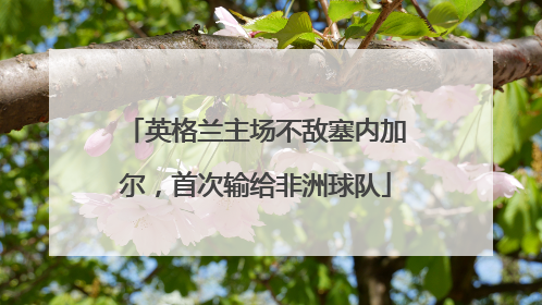 英格兰主场不敌塞内加尔，首次输给非洲球队