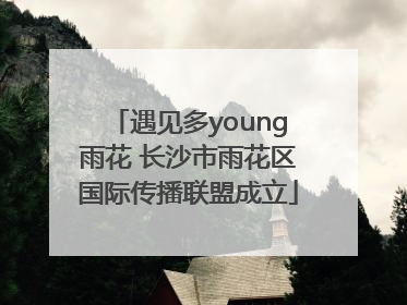 遇见多young雨花 长沙市雨花区国际传播联盟成立