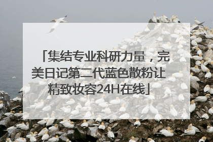 集结专业科研力量，完美日记第二代蓝色散粉让精致妆容24H在线