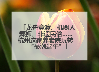 龙舟竞渡、机器人舞狮、非遗民俗……杭州这家养老院玩转“最潮端午”