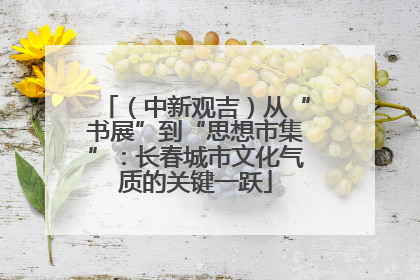 （中新观吉）从“书展”到“思想市集”：长春城市文化气质的关键一跃