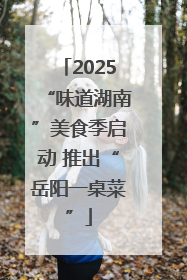 2025“味道湖南”美食季启动 推出“岳阳一桌菜”