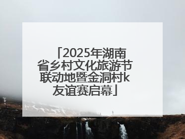 2025年湖南省乡村文化旅游节联动地暨金洞村k友谊赛启幕