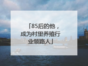 85后的他，成为村里养殖行业领路人